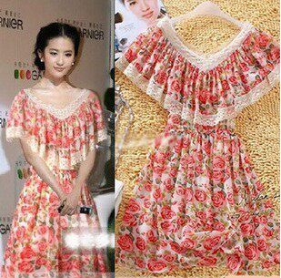 天使之城2011夏款刘亦菲同款浪漫一身连衣裙杨幂范冰冰ccdd小A家 价格:69.00