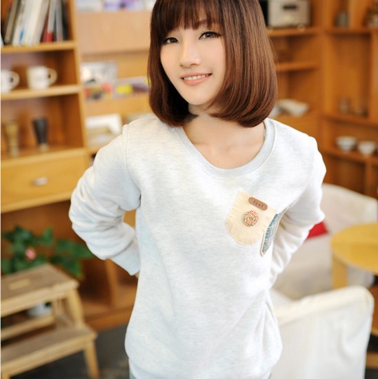 少女装加厚卫衣外套...