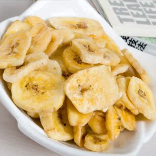  【仨人】美味干果果干 非油炸香蕉片 菲律宾香蕉片 香脆可口 250g