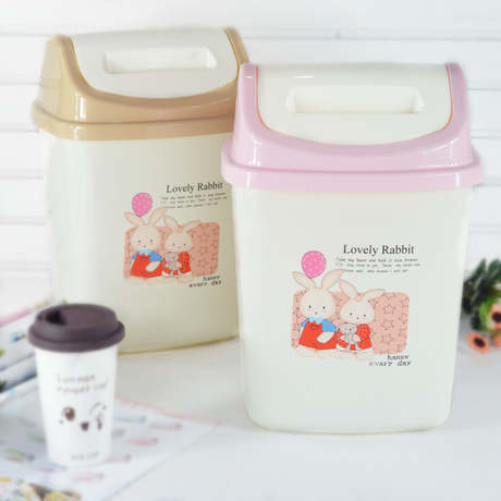 【多图】官网直销,创意时尚可爱摇盖式垃圾桶