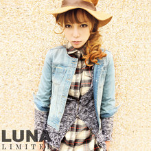 特LUNA 春装外套2012新款女装 浅蓝9分袖牛仔修身女短款SY00202