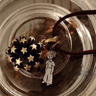  2801 sbb复古饰品批发 韩版五星花朵小王子项链 毛衣链