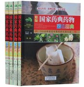 精编国家药典药物彩色图典彩图版全4册精装 图解本草纲目正版彩图中草药中药材饮片彩色图谱大全 中药验方食疗药膳中医学入门书籍