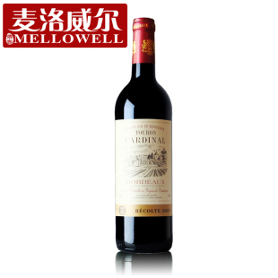  麦洛红酒 法国原瓶 包邮 进口红酒 AOC热销 卡迪耐尔 干红 葡萄酒