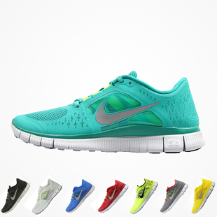  专柜4折NIKE耐克正品男鞋FREE RUN+3赤足减震5.0跑步鞋