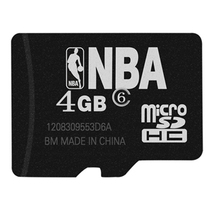 白菜党：NBA  MicroSDHC（TF）存储卡（Class6、4GB）