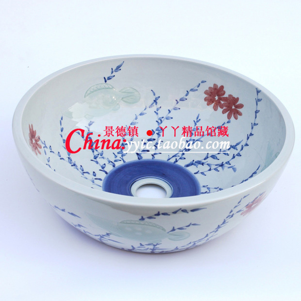 Jingdezhen Ceramic/High temperature ceramic Washbasin Art Basin/Handmade/in the Family/Personal Cleaning Tools , Housework/Floor cleaning equipment , Washbasin category - from Buy2taobao.com to provide professional Taobao agent buy service