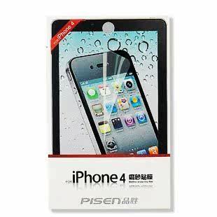 品胜 苹果 iPhone 4 3GS iphone 4S 高透贴膜 磨砂膜 保护膜 包邮