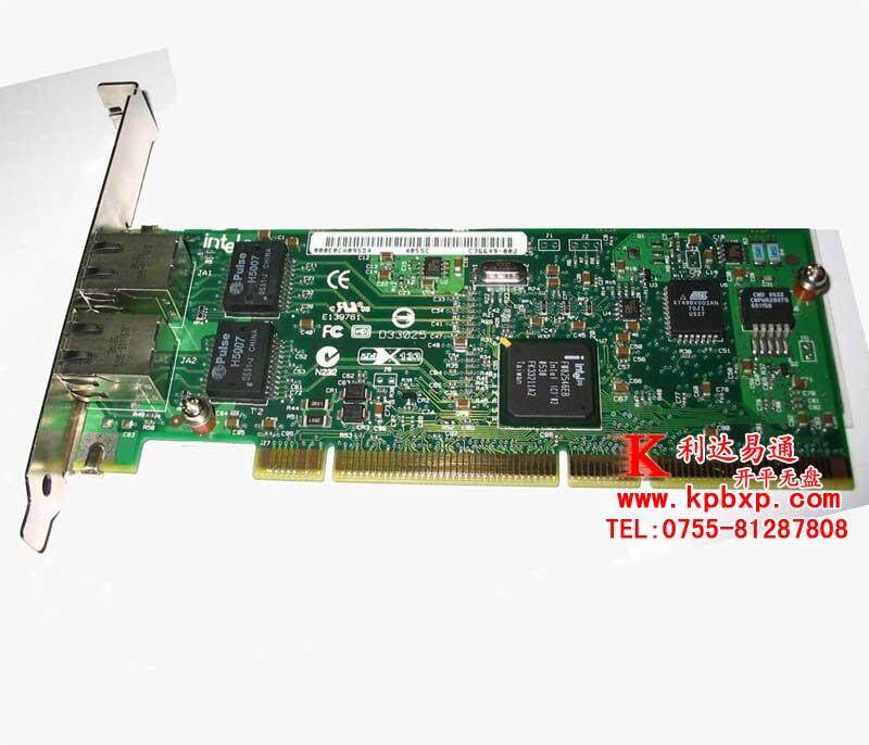 INTEL服务器网卡,双口千兆网卡 8492MT 82546EI intel8492mt