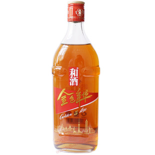  拍酒网 黄酒 和酒金色年华五年(5年)上海老黄酒 婚宴用酒12瓶箱价
