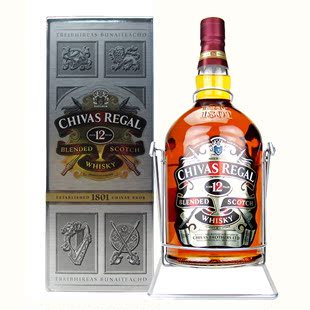  原装进口 洋酒 芝华士12年苏格兰威士忌+酒架4.5L