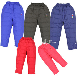  厂家直销 儿童羽绒裤,白鸭绒内胆，宝宝内胆裤 羽绒长裤 清仓价