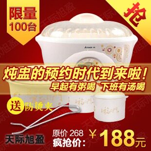 天际 DDZ-16BW 隔水 电炖锅 天际 电炖盅 预约 陶瓷 正品 煲汤 粥