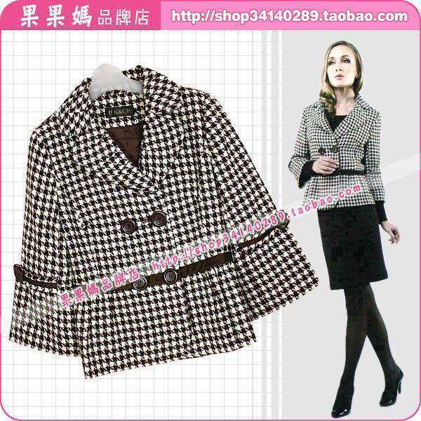 0700纤牌 纤K&CH专柜正品 原价785羊毛外套清货98