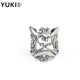  YUKI网络饰品耳钉耳夹 925纯银饰无耳洞泰银欧美复古男女耳骨夹