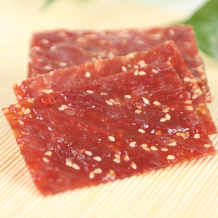  3份包邮靖江特产 花坞山蜜汁味猪肉脯200克 零食 特色休闲食品