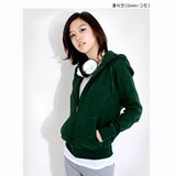 顺风包邮 拉链卫衣韩版大码抓绒女装2012新款春装外套