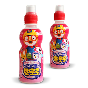  限区包邮韩国进口食品宝露露儿童果味饮料草莓味乳酸菌红235ml