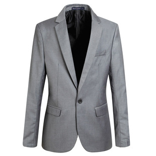  春秋新款美特斯邦威西装 男士韩版时尚休闲西装1粒扣修身西服正装