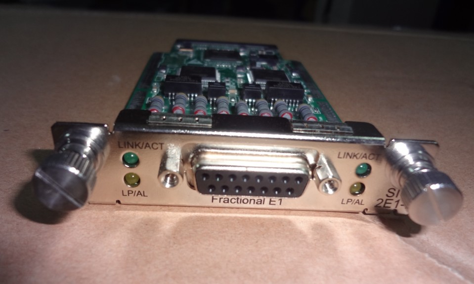 华为 RT-SIC-2E1-F 2端口非通道化E1接口SIC