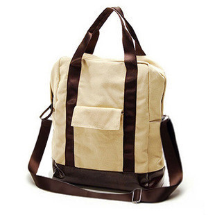  韩版多用运动休闲帆布大包手提单肩斜挎包学生背包双肩包男女包包