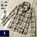POLO Ralph Lauren 官网同步欧码纯棉加厚格子长袖衬衫 二色入