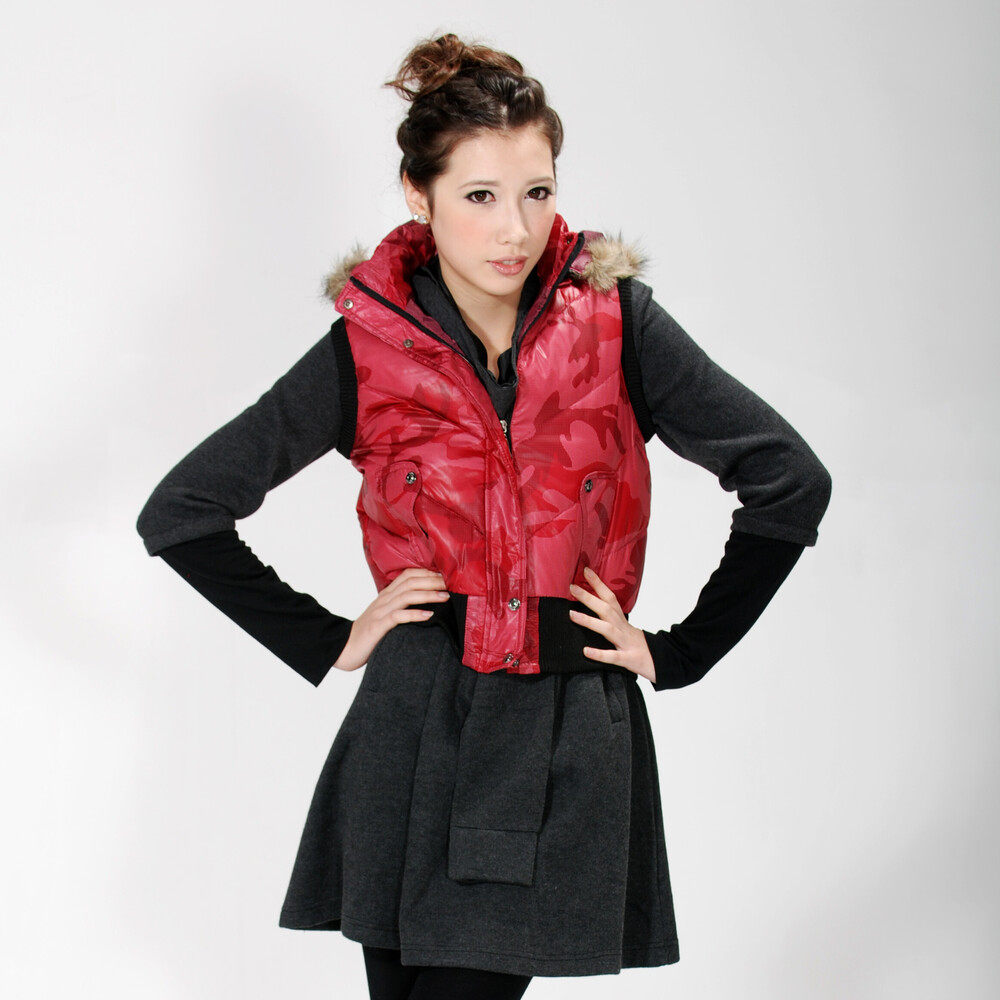 <em>羽绒</em>背心/棉背心,2010秋冬新装AF原单韩版女