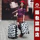 卡通可爱奶女士ABS万向轮拉杆箱铝框旅行箱行李箱登机箱 新年包邮