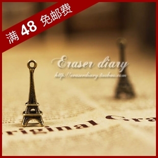  DIY饰品材料配件 手工串珠 24mm 复古铁塔挂饰