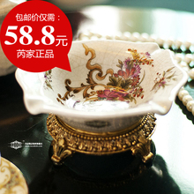 7折全网销量冠军!58.8包邮！欧式复古巴赫裂纹陶瓷大码烟灰缸