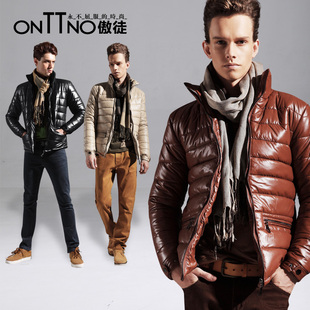  冬装男装新款外套男士棉衣男 潮韩版棉袄短款PU皮保暖加厚棉服男