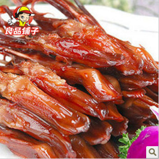  良品铺子熟食酱香鸭舌头 肉类卤味特产零食 真空小包装满88包邮