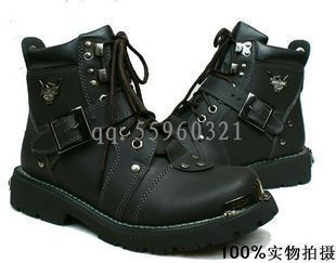  经典暴款 春秋冬韩版潮流马丁靴短靴男式靴子时尚皮靴牛仔靴