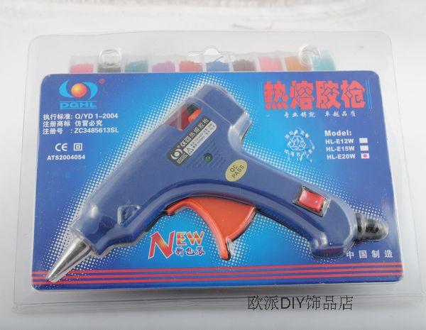 DIY parts Hot melt glue gun Small glue gun+Send 5 27cm long Small glue sticks suit Send tapein the Hardware/Tool , Hand Tools , Other Hand Tools , Hot glue gun category - from Buy2taobao.com to provide professional Taobao agent buy service