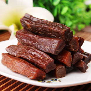  草原今朝 风干牛肉干 原味/辣味 250g 内蒙古特产零食 3袋包邮