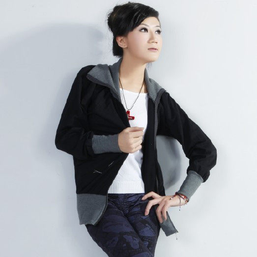 安米儿2010秋冬新款 不起球螺纹面料 韩版潮流<span class=H>女士休闲外套</span>上衣