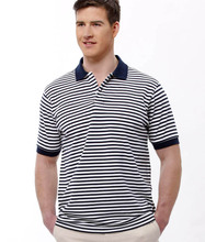 【WUUKEE 悟客良品】 精梳棉条纹POLO  1227111705416