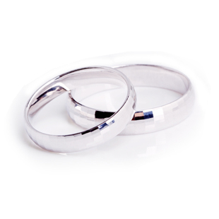  PT990情侣铂金对戒 结婚戒指送女友 镭射面车花 超闪耀 品牌正品