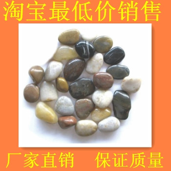 一级浅抛雨花石/五彩石/鹅卵石/家装石/铺地石/五彩－斤