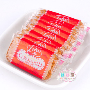  糖糖屋零食食品原装进口比利时和情焦糖饼干312.5(335)g