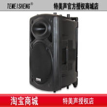 特美声DP-2305专业舞台移动拉杆电瓶音响15寸进口远程喇叭