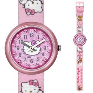  专柜联保正品 Swatch  儿童手表 凯蒂猫天使 ZFLN028