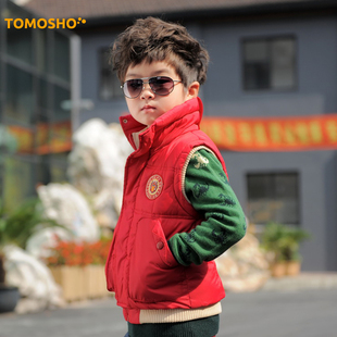  儿童马甲 男童棉马甲 韩版加厚中大女童背心 新款秋冬款童装