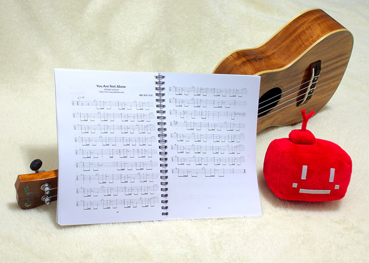 ukulele尤克里里精选独奏曲集 指弹 谱子...