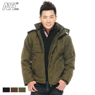  NTH/耐特汇 冬季男装保暖棉服外套休闲加绒棉衣毛绒内衬内胆加厚