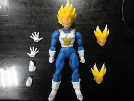 大通模型 SHF 七龙珠Z改 超级赛亚人 贝吉塔 比