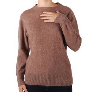 Acrylic cashmere sweaters women's genuine shirts at  end of a Brown sweater fashion sweater qijun genuine BN75