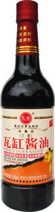  重庆特产瓦缸三星酱油500ml 原生态传统酿造酱油 黄豆酱油调味品