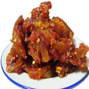  江西特产 私房菜 开味小吃 红署条 甜辣味吃了还想吃