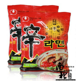  韩国进口 农心方便面 速食面 拉面 辛拉面